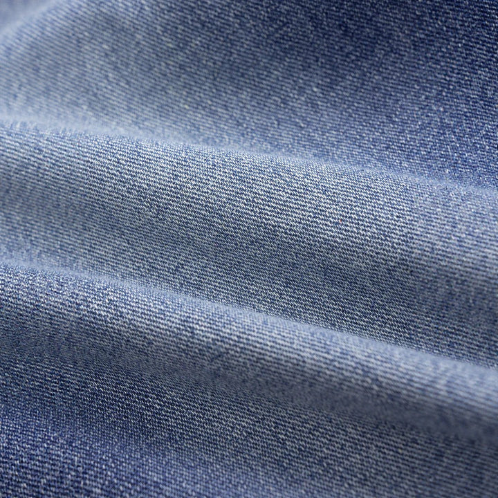 Dame moteriktig høy midje jeans med vid ben Skjora