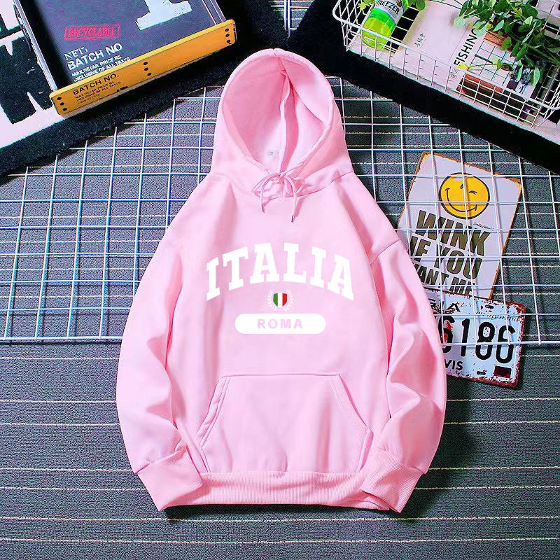Women's hoodie with Italy print Skjora