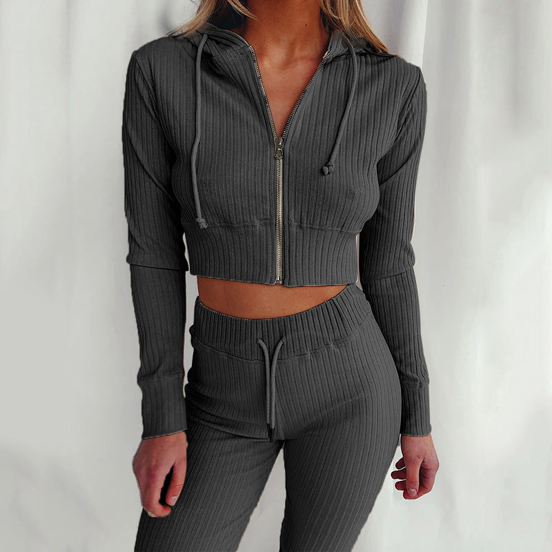 Damer Sporty Crop Top og Skjora Leggings