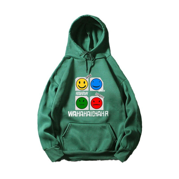Kvinnehettegenser med livlig emoji-design Skjora