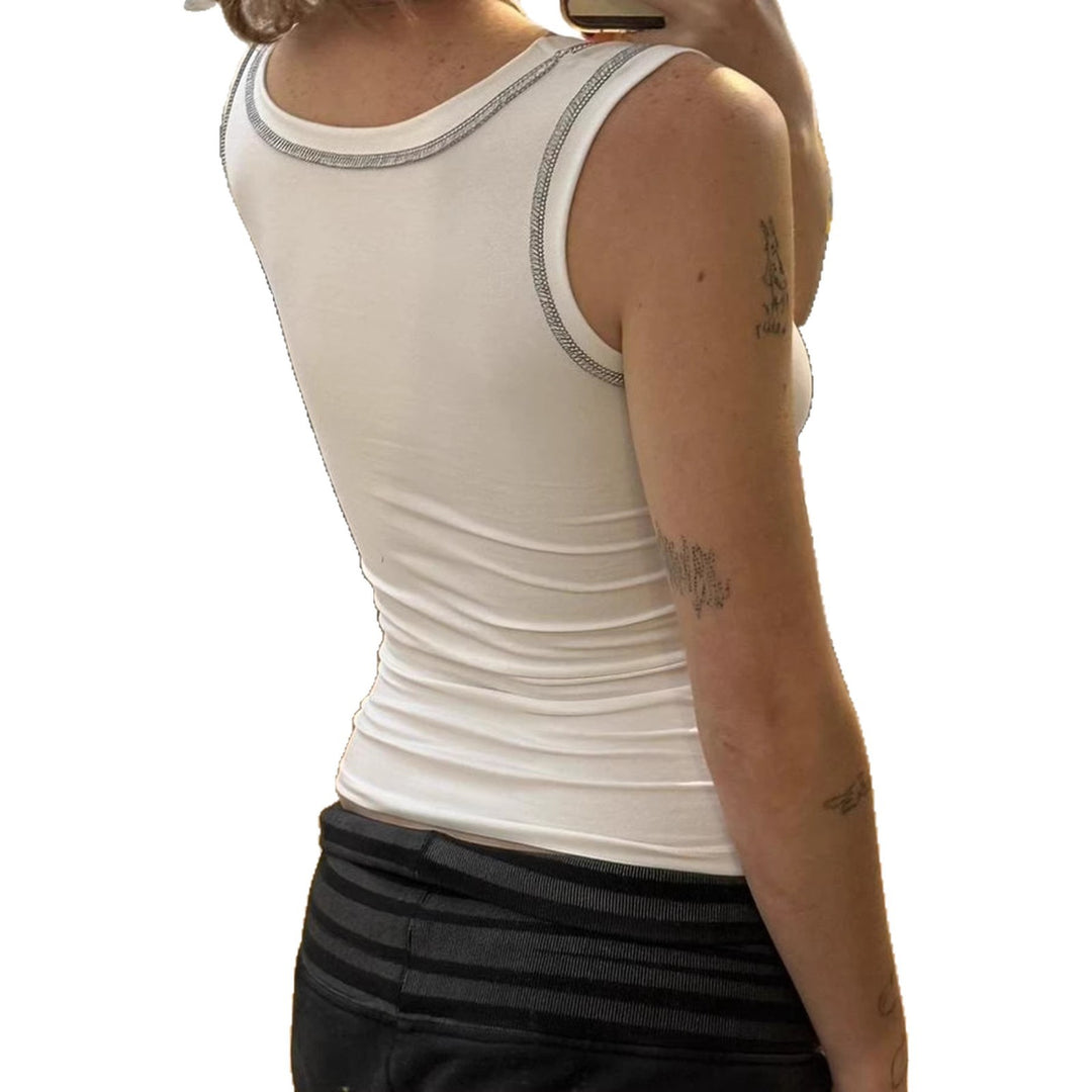 Dame funksjonell tanktop med dobbelt skuldersystem og pustende stoff Skjora