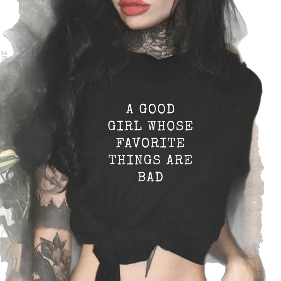 Damer oversized Bachelorette T-skjorte med eksklusiv print Skjora
