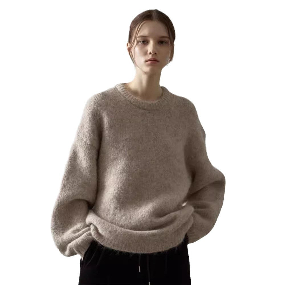 Damer Koseoversize-genser med mykt materiale Skjora