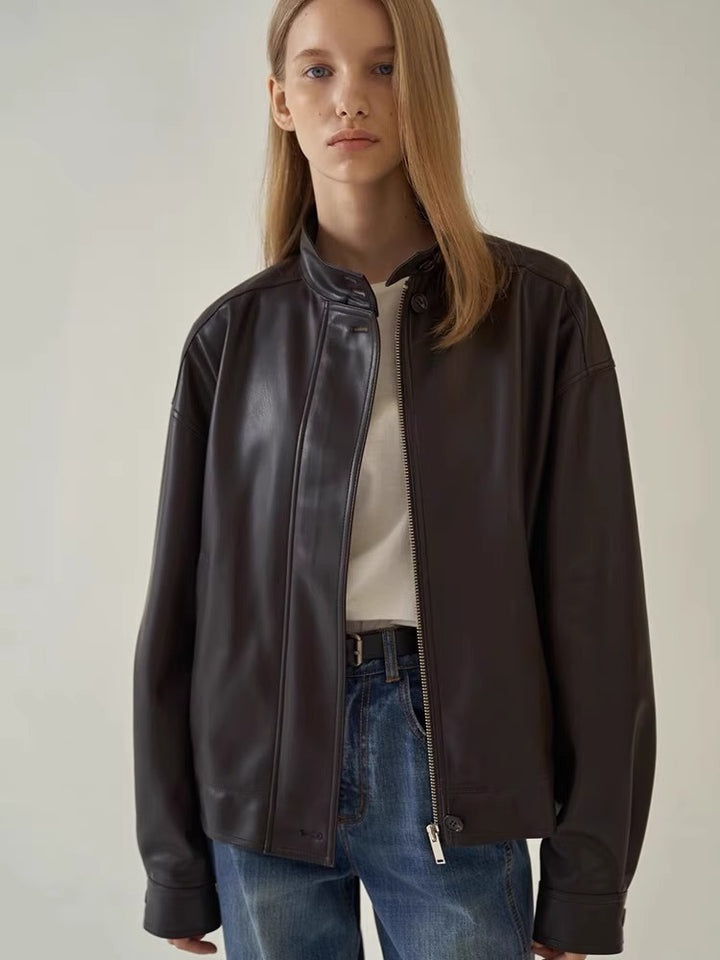 Women's Leather Jacket Skjora
