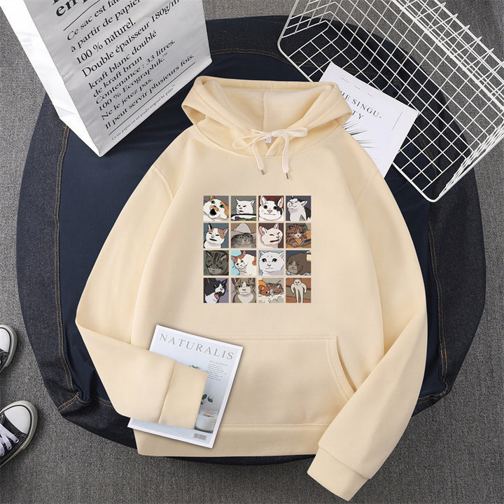 Kvinnes Sweatshirt med Dyremotiv Skjora