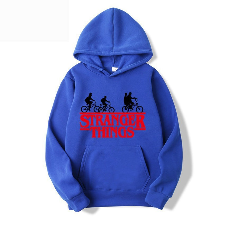 Kvinnelig hettegenser med kreativ Stranger Things design Skjora