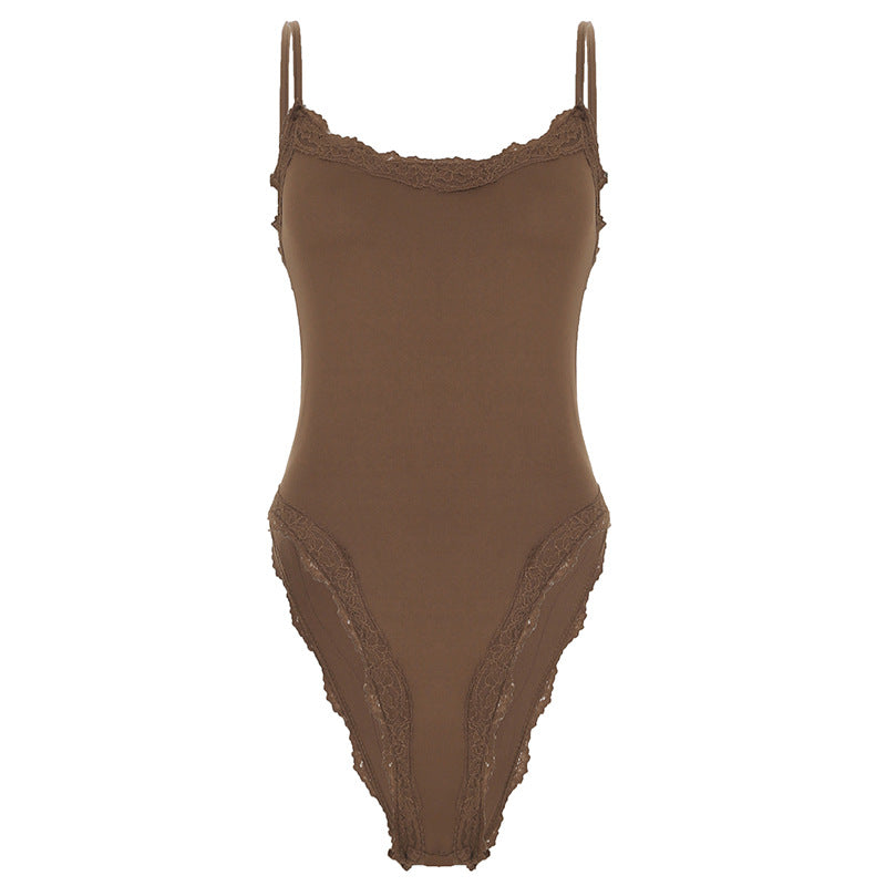 Dame Body med elegante spissdetaljer Skjora