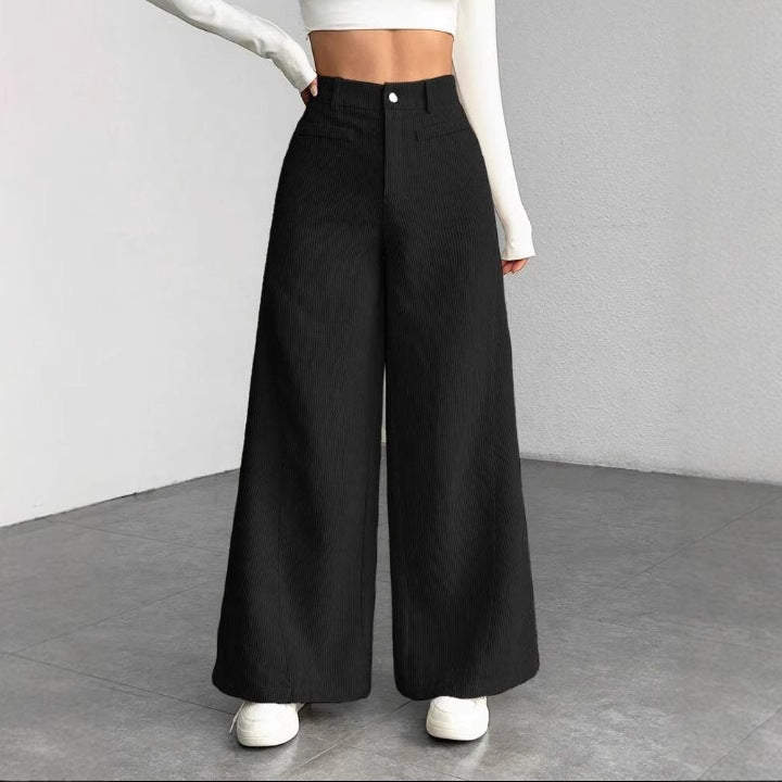 Women's Loose Corduroy Trousers Skjora