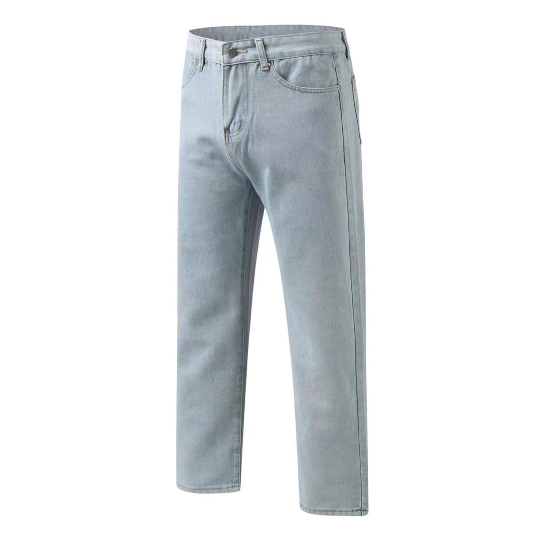 Dame rettkuttede jeans med høy midje og klassiske detaljer Skjora