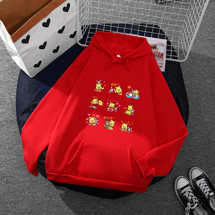 Dame hettegenser med unikt Pikachu motiv Skjora