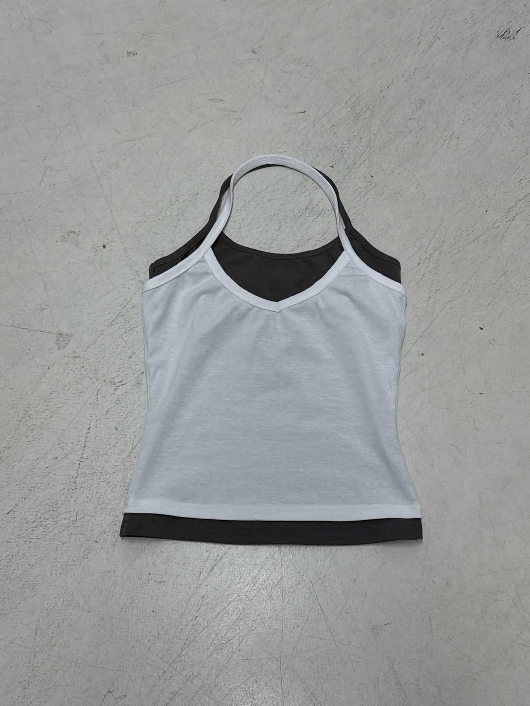 Damer Sporty tanktop med integrerte bikinitopper Skjora