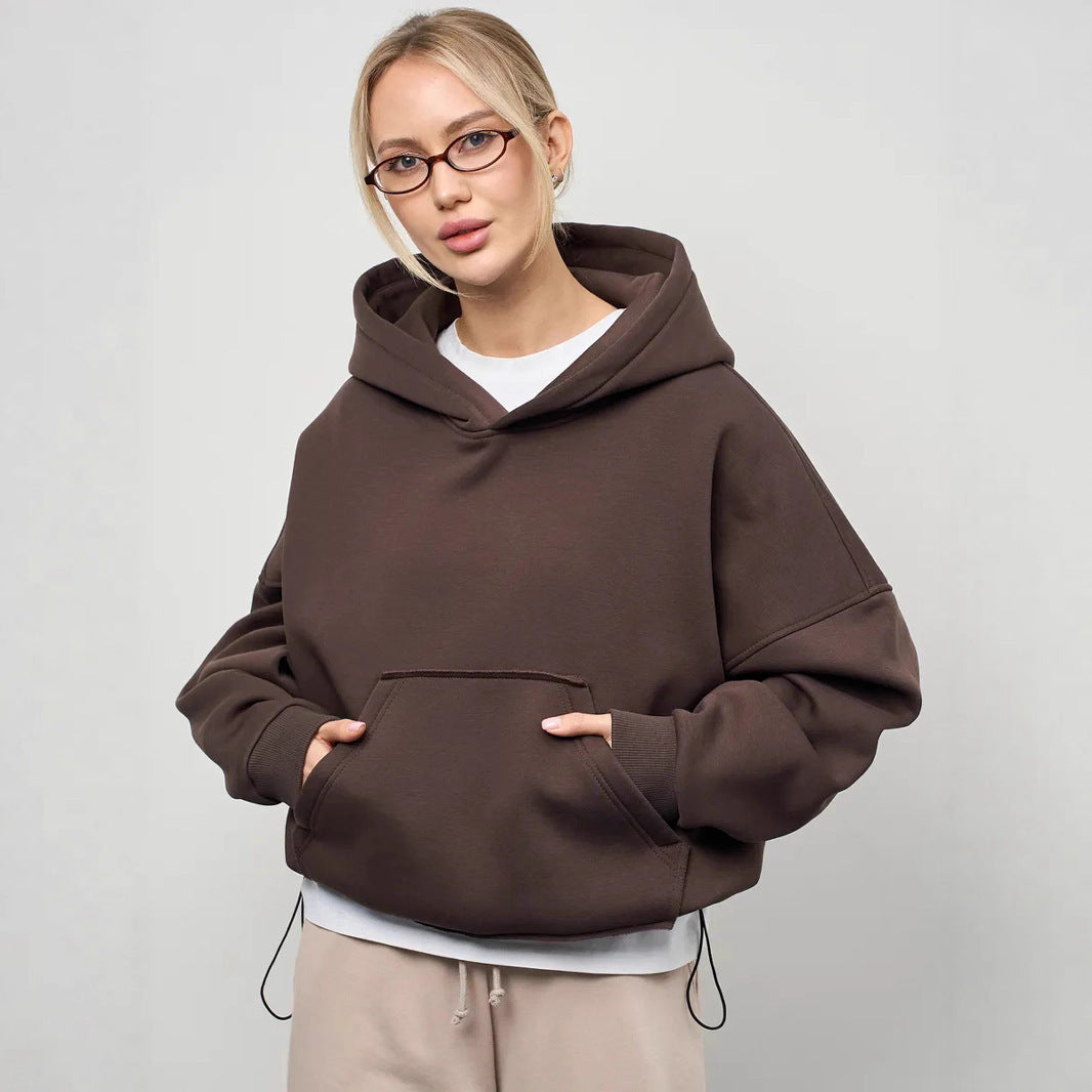 Kvinnens komfortable oversized hettegenser Skjora
