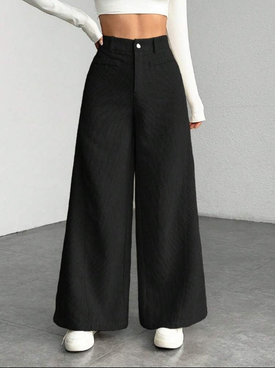 Women's Loose Corduroy Trousers Skjora
