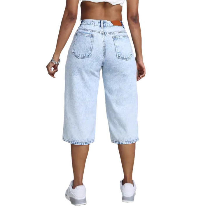 Kvinners komfortable culotte jeans Skjora