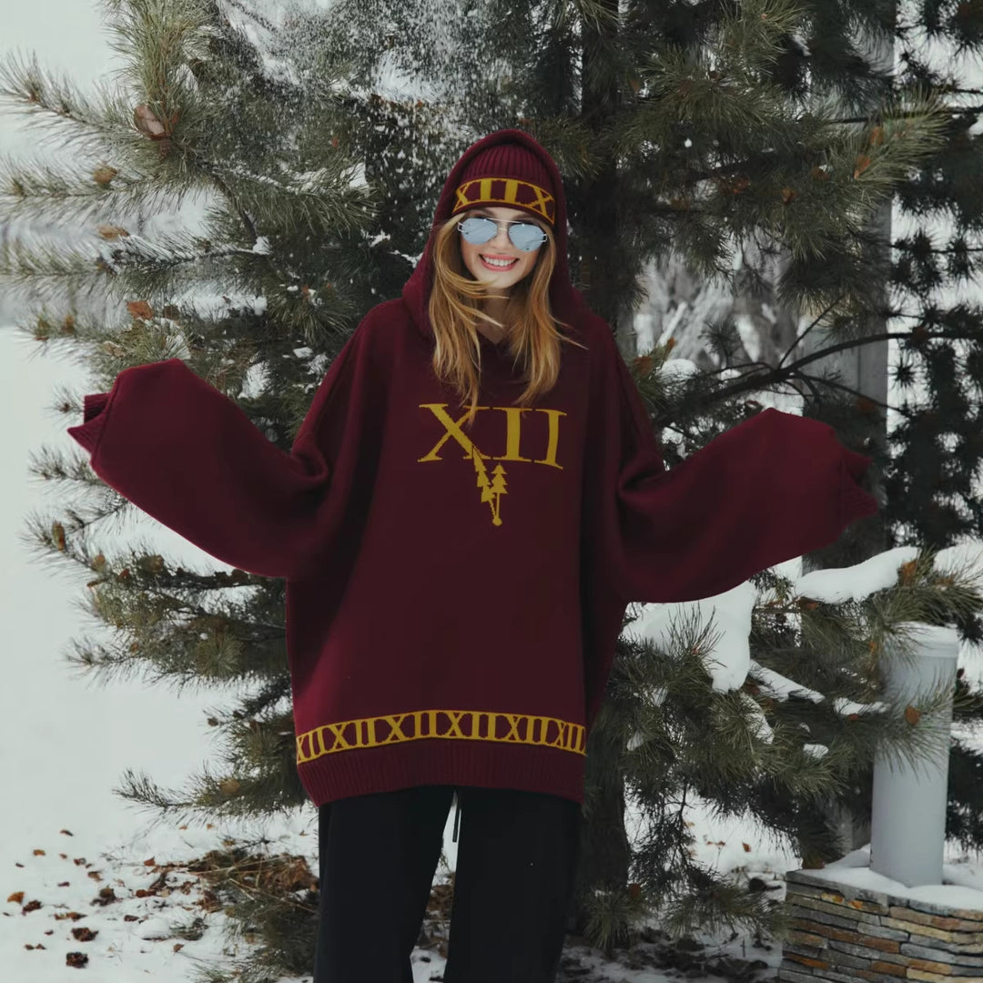 Dame oversized hettegenser Skjora