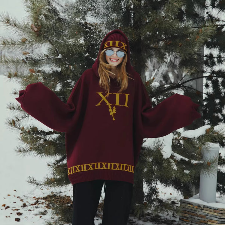 Dame oversized hettegenser Skjora