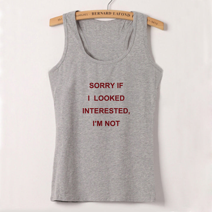 Dame cropped T-skjorte med morsom slogan trykk Skjora