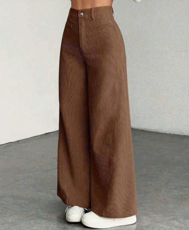 Women's Loose Corduroy Trousers Skjora