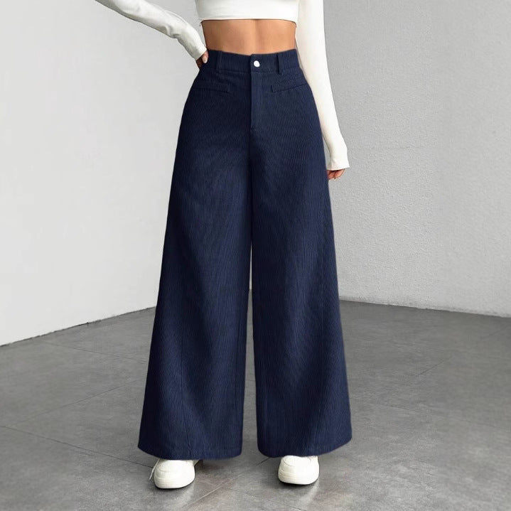 Women's Loose Corduroy Trousers Skjora