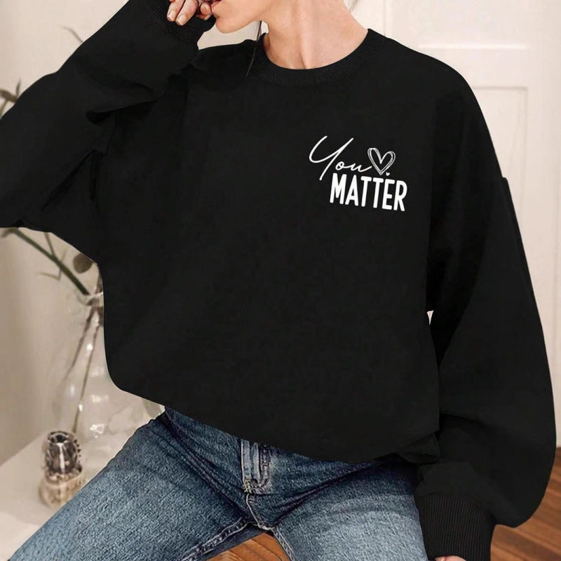 Dame sweatshirt med inspirerende design og avslappet passform Skjora