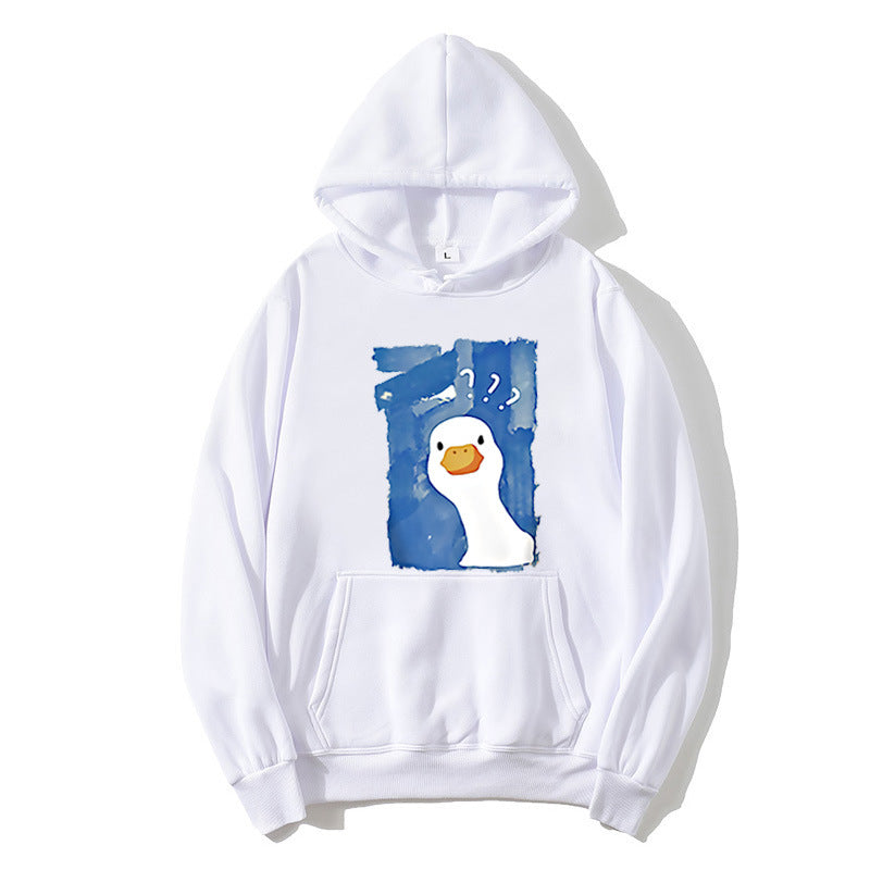 Damen Kapuzenpullover mit verspieltem Entenmotiv Skjora 1772613013