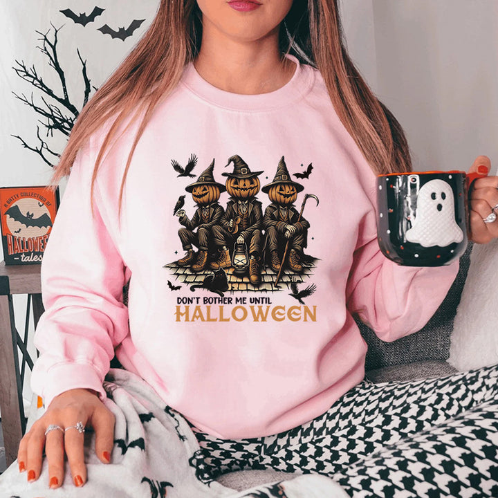 Dame sweatshirt med sesongens Halloween-motiv og komfortabel passform Skjora