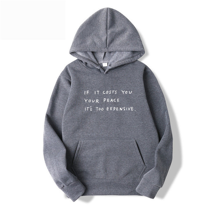 Dame hoodie med inspirerende sitat og komfortabel passform Skjora