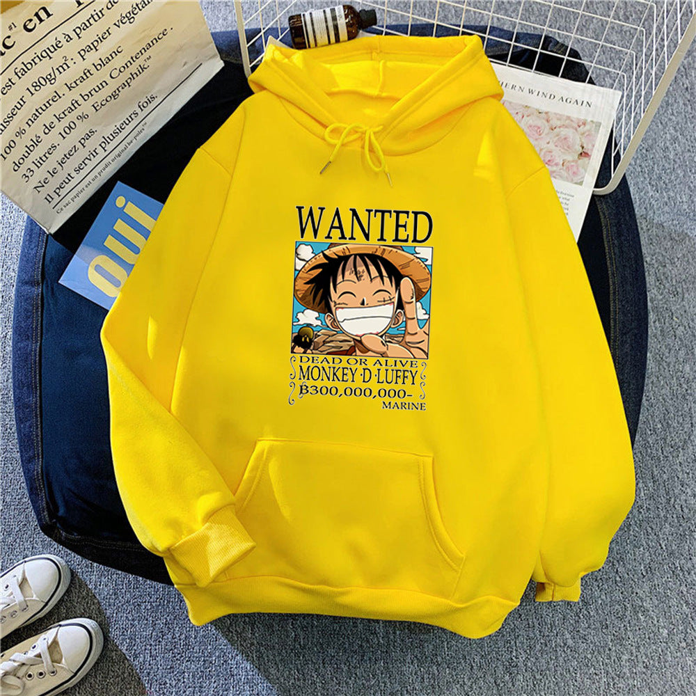 Dame hettegenser med kreativt tegneseriemotiv Skjora