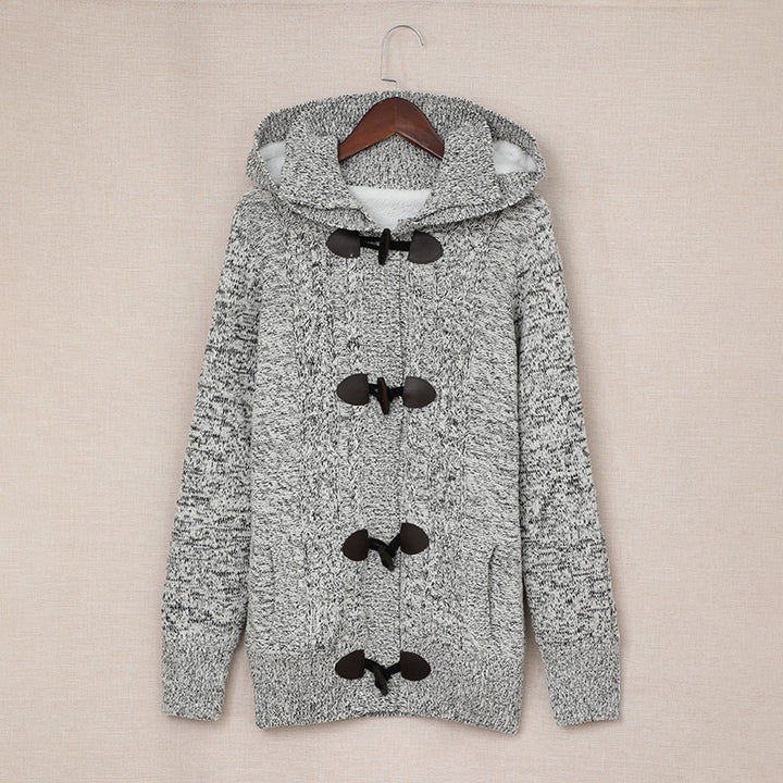 Dame cardigan med høy krage og komfortable knappedetaljer Skjora