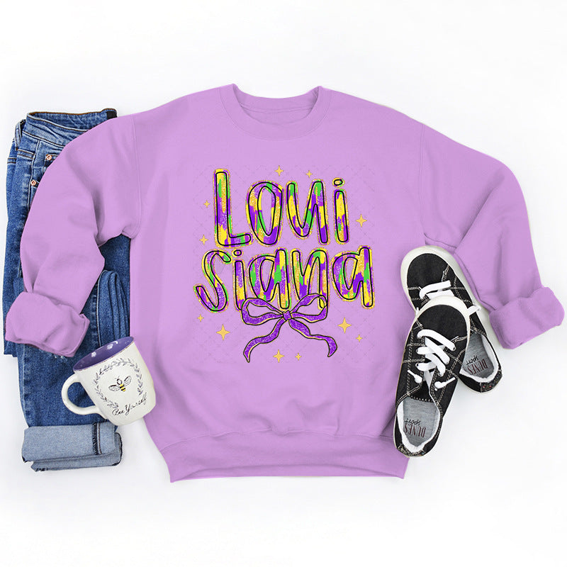 Kvinnelig sweatshirt med kreativ tekst og myk innerforing Skjora