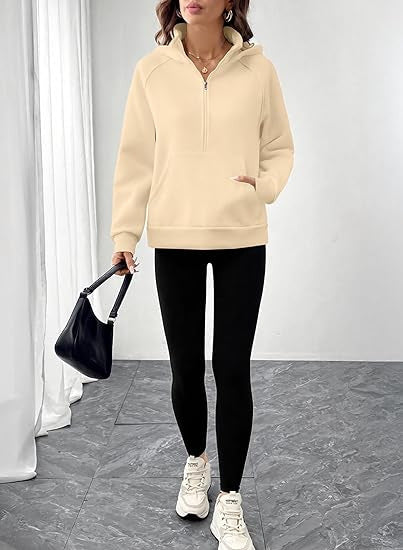Sport hoodie for women with drawstring Skjora