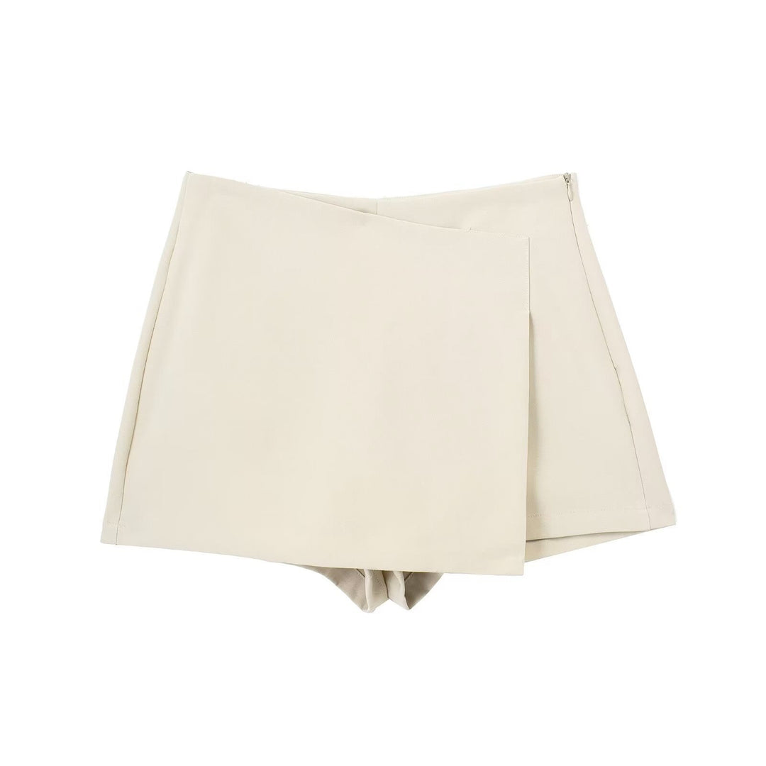 Dame sportliche shorts med elegant lagdelt design Skjora