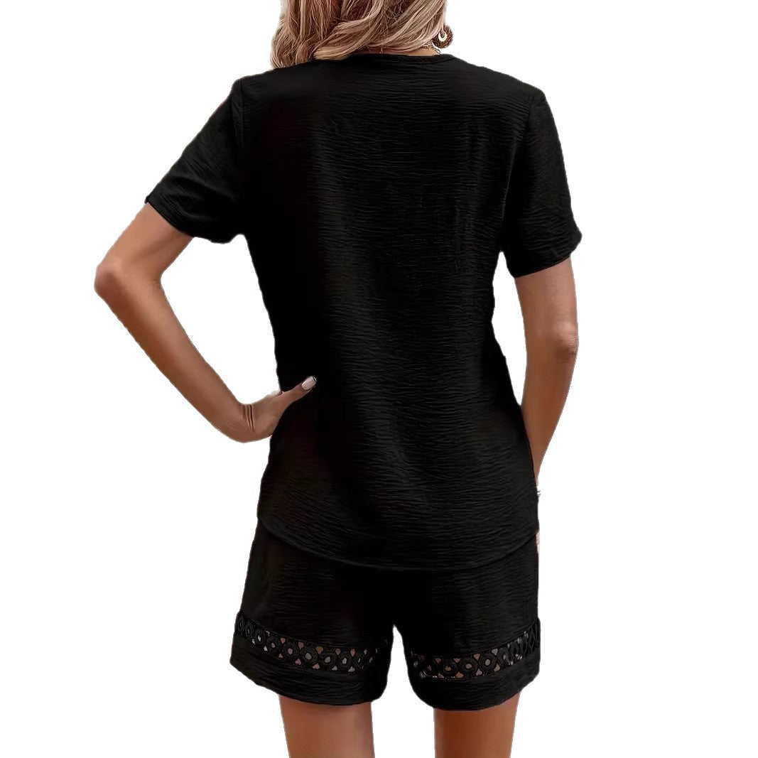 Dame Løs Z Two-Piece Set med raffinert snitt Skjora