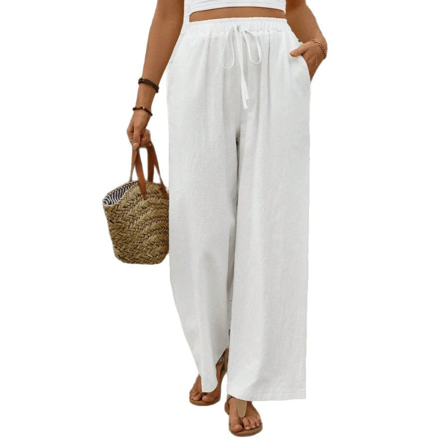 Dame Culotte Jumpsuit med elastisk midje og vid buksform Skjora