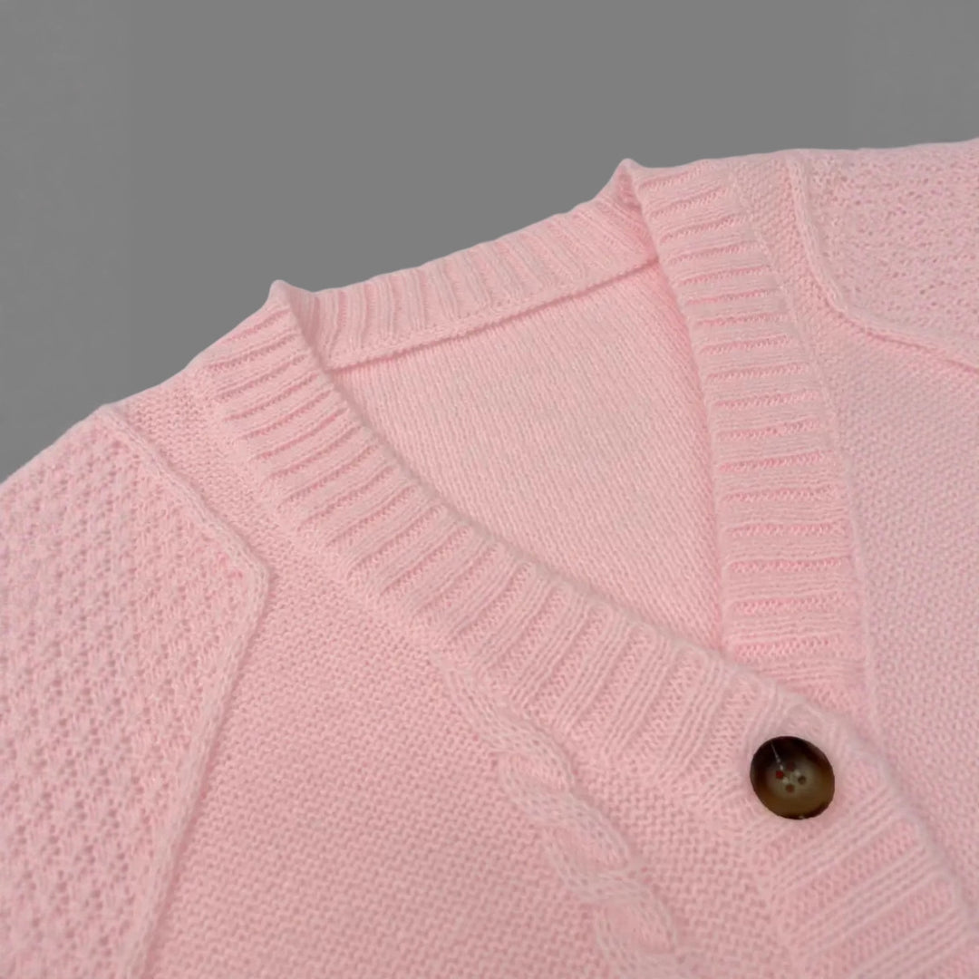 Kvinnes cardigan i avslappet oversized stil Skjora