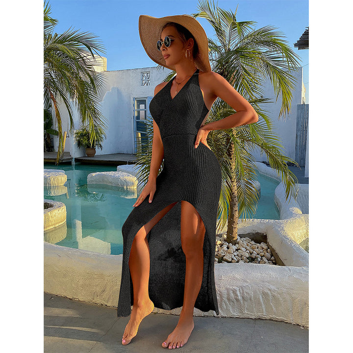 Damen Maxikleid mit extravaganter Beinschlitze Skjora
