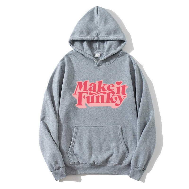 Damen Kapuzenpullover mit verspieltem Aufdruck Skjora