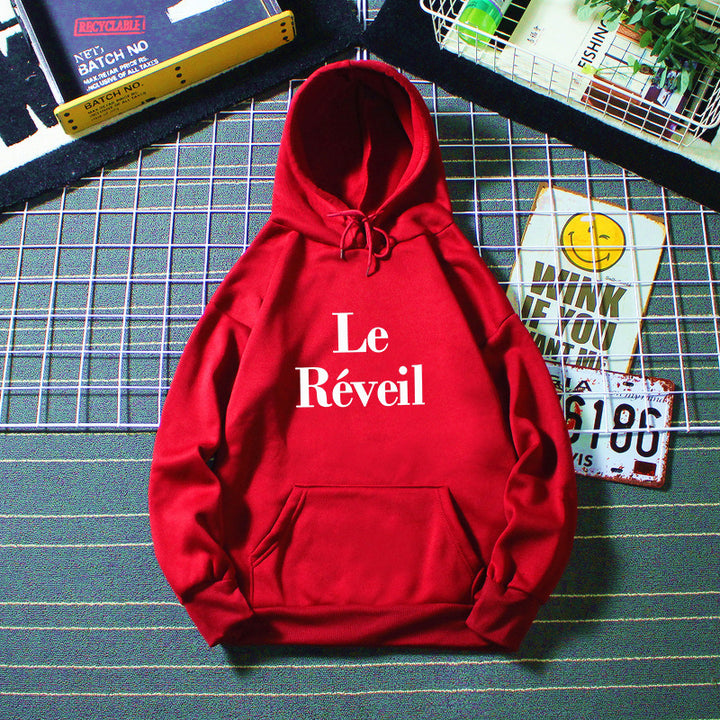 Damen Kapuzenpullover mit stilvollem Schriftzug Skjora