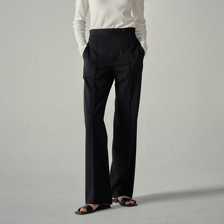 Damer elegante Flytende Trousers Skjora