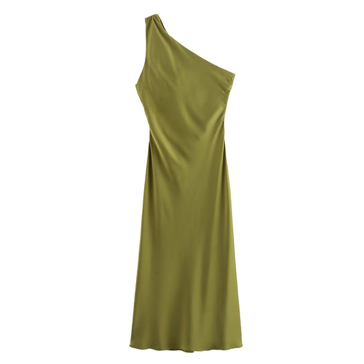 Dame Dekorativ Silkedress Skjora