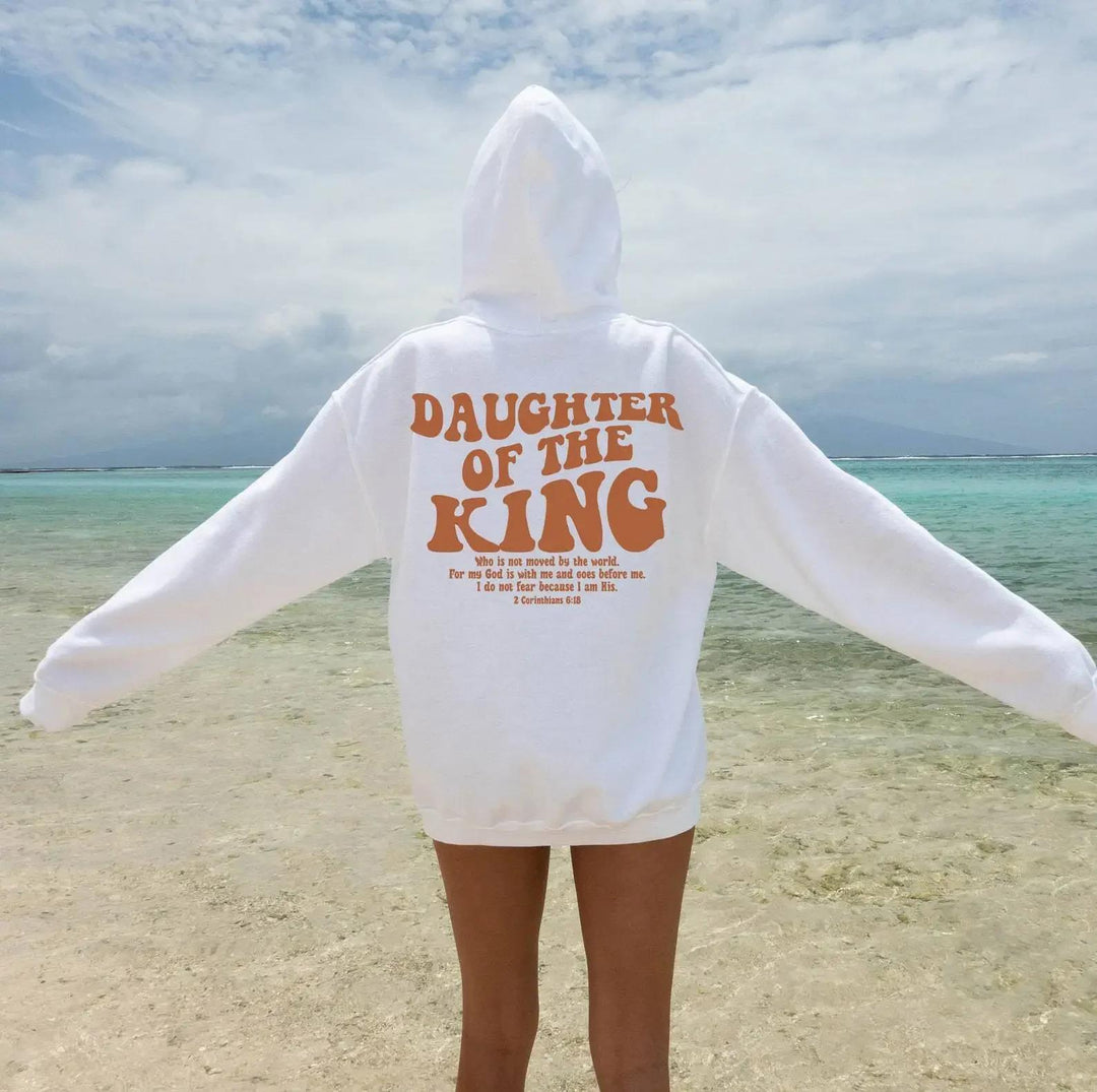 Women's hoodie with motivational lettering Skjora