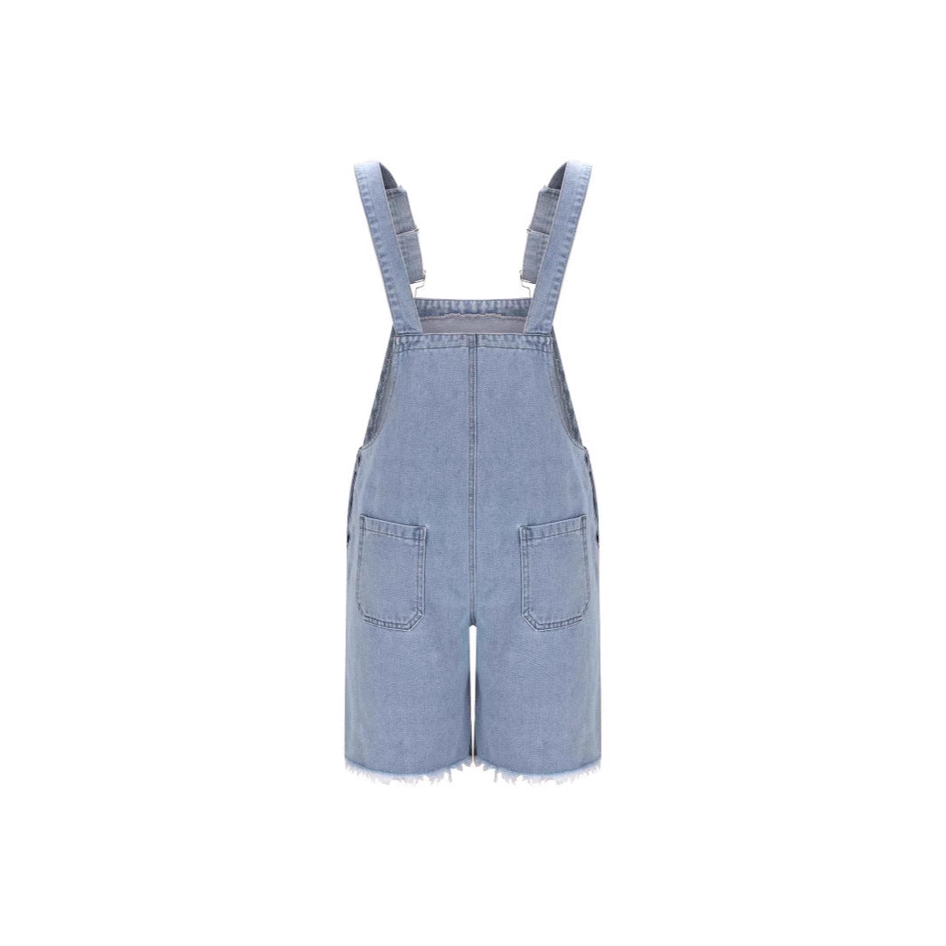 Herrer Løs Jeans-Overall Skjora