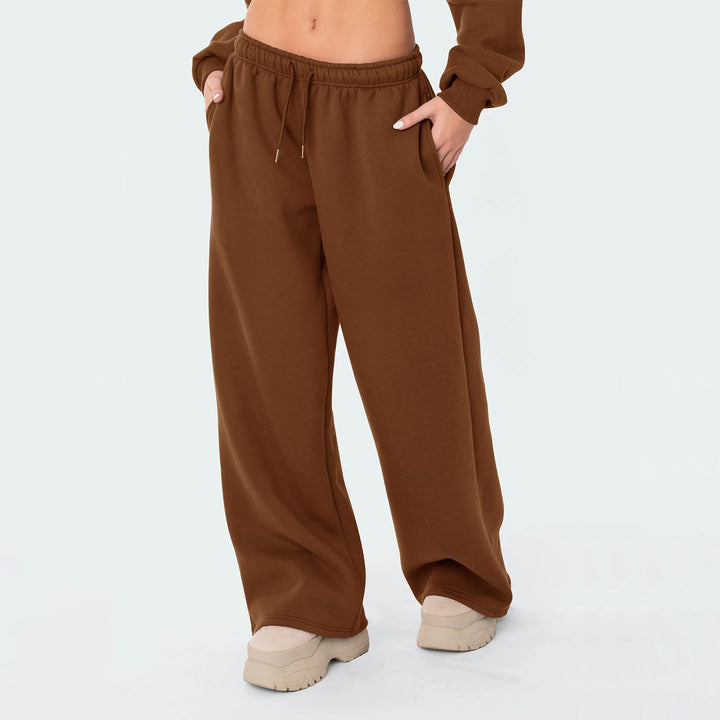 Damer vidt skårne Sweatpants Skjora