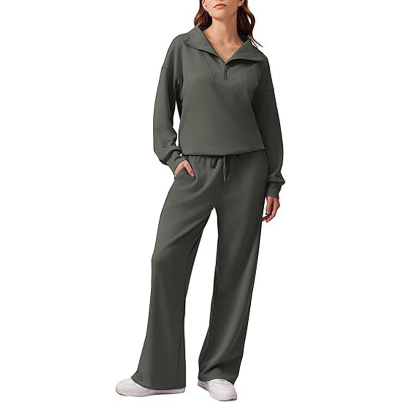 Kvinnes Uformelle Sweatpants Sett Skjora