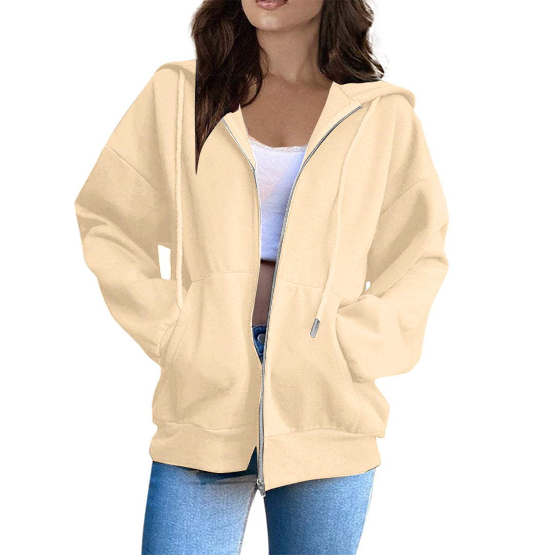 Dame hettejakke med koselig oversized snitt Skjora