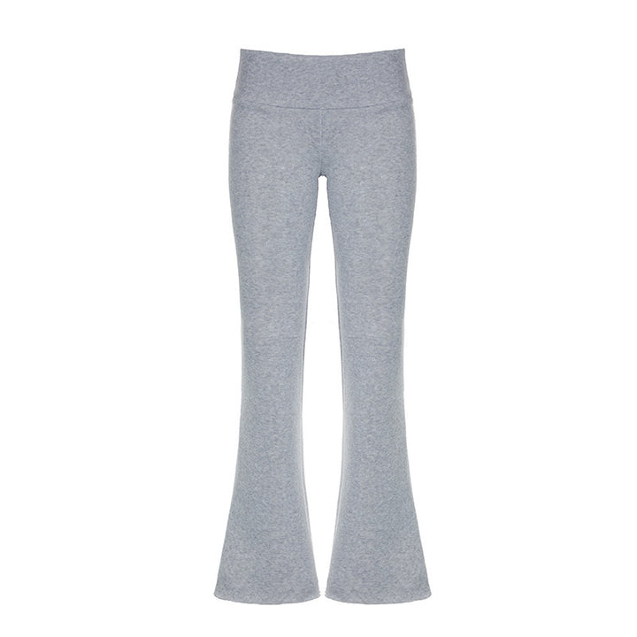 Dame leggings med utslått ben Skjora