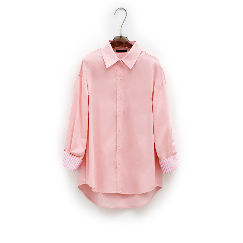 Dame Elegant og komfortabel bluse med innsnittede ermer Skjora