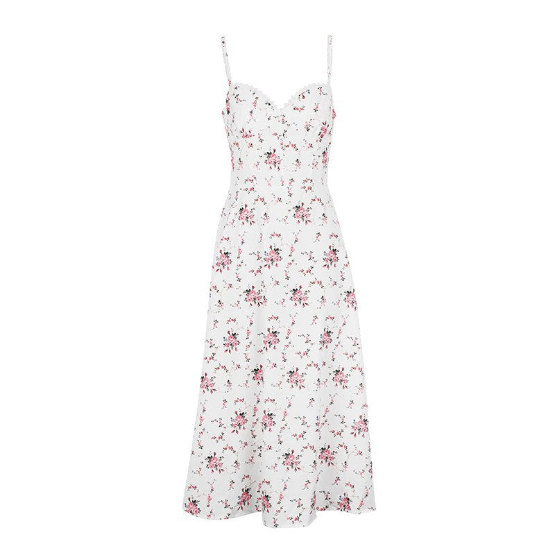 Dame sommerkjole med blomsterdesign Skjora