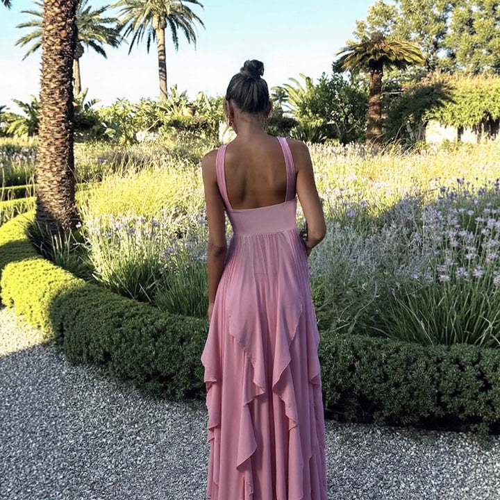 Dame Maxi-kjole i vintage-stil Skjora