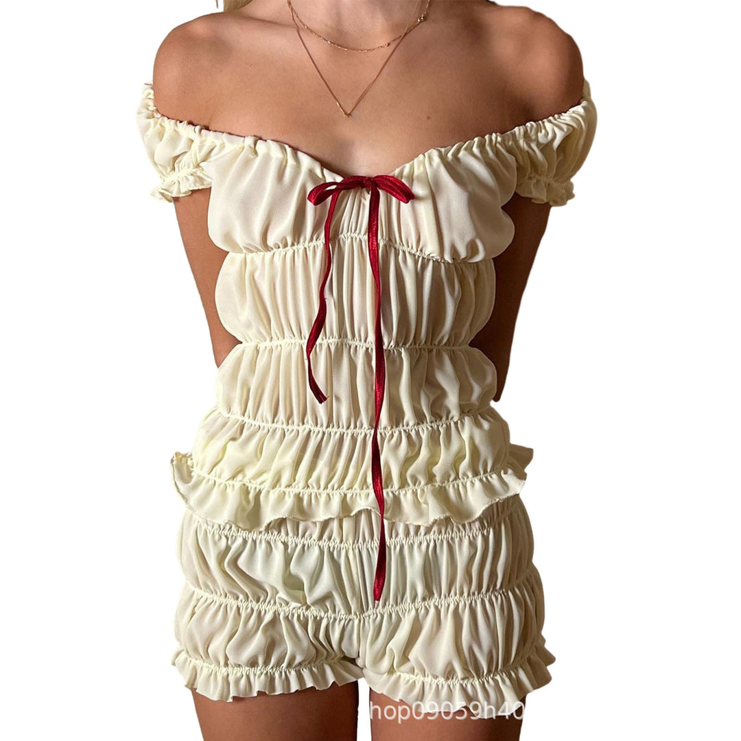 Dame Off-Shoulder Sommeroverall Skjora
